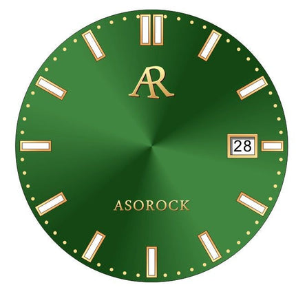 Gold/Green Mansa by ASOROCK WATCHES
