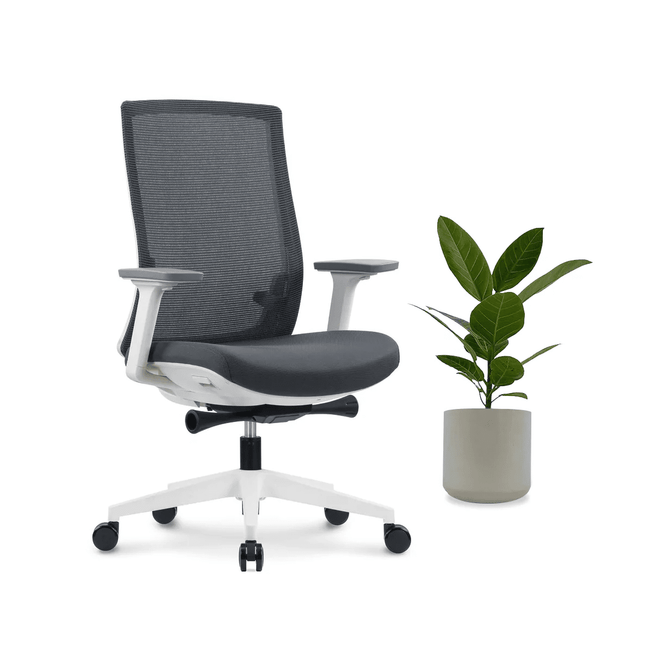 GrinChair Modern Mesh Ergonomic Chair by EFFYDESK by Level Up Desks