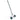 18 Inch Rolling Lawn Aerator with Anti-slip Handle and Tine Spikes