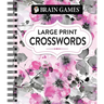 Brain Games - Large Print Crossword (Floral)