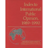 Index to International Public Opinion, 1989-1990