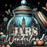 Jars in Wonderland Coloring Book for Adults 2: Jars Grayscale coloring book surreal landscapes fantasy coloring book