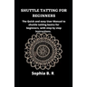 Shuttle Tatting for Beginners: The Quick and easy User Manual to shuttle tatting basics for beginners, with step by step instructions.