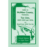 Index to McMinn County, Tennessee, Tax Lists, 1829-1832 and 1836, and Detail from 1836 Tax List