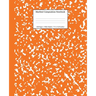 Marbled Composition Notebook: Pumpkin Marble Wide Ruled Paper Subject Book