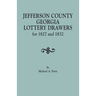 Jefferson County, Georgia, Lottery Drawers for 1827 and 1832