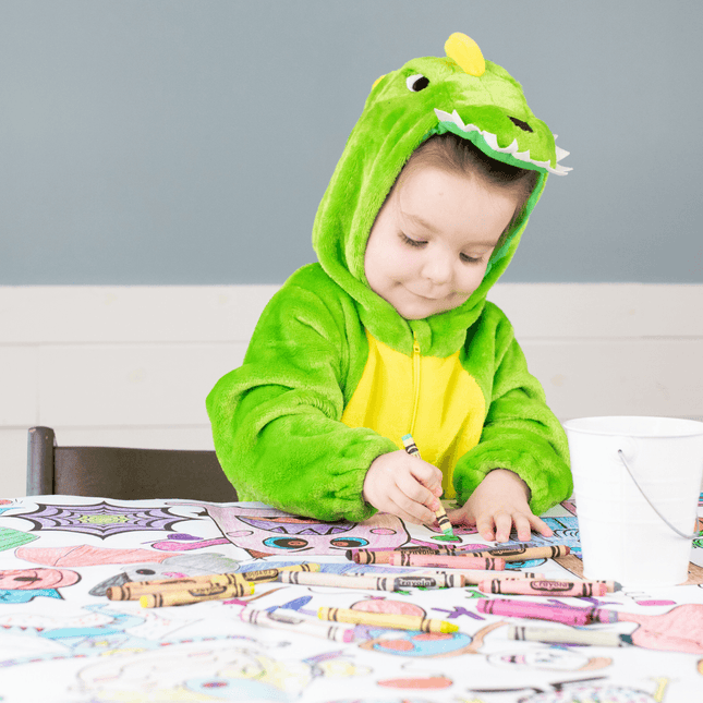 Halloween Coloring Tablecloth by Creative Crayons Workshop - Vysn