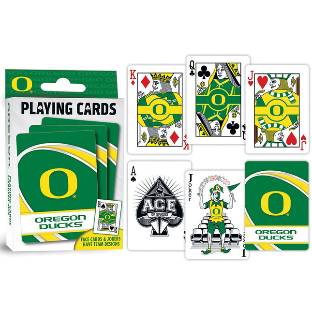 Oregon Ducks Playing Cards - 54 Card Deck by MasterPieces Puzzle Company INC