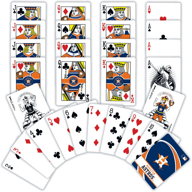 Houston Astros Playing Cards - 54 Card Deck by MasterPieces Puzzle Company INC