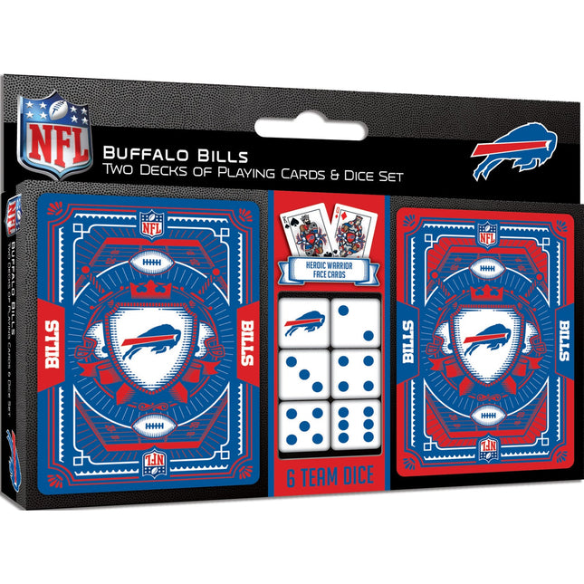 Buffalo Bills - 2-Pack Playing Cards & Dice Set by MasterPieces Puzzle Company INC