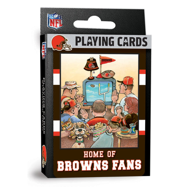 Cleveland Browns Fan Deck Playing Cards - 54 Card Deck by MasterPieces Puzzle Company INC