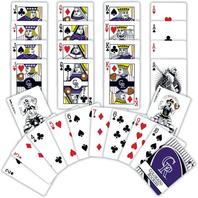 Colorado Rockies Playing Cards - 54 Card Deck by MasterPieces Puzzle Company INC