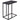 C-shaped End Table Slide Under Couch TV Tray for Coffee Laptop Tablet