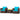 3 Pcs Patio Conversation Rattan Furniture Set with Cushion-Turquoise