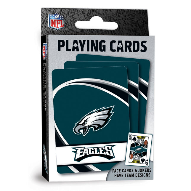 Philadelphia Eagles Playing Cards - 54 Card Deck by MasterPieces Puzzle Company INC