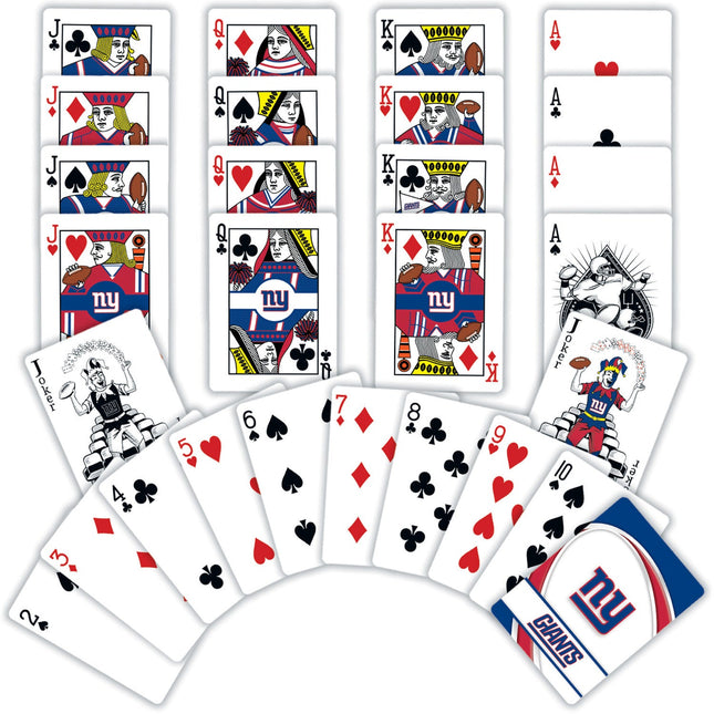 New York Giants Playing Cards - 54 Card Deck by MasterPieces Puzzle Company INC