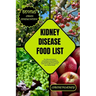 Kidney Disease Food List: The Ultimate Guide to Low Sodium Low Potassium Low Phosphorus Renal-friendly Food List to Help you Improve your Kidney Healt