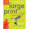 The New York Times Large-Print Crossword Puzzle Omnibus Volume 12: 120 Large-Print Easy to Hard Puzzles from the Pages of the New York Times