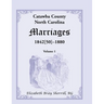 Catawba County, North Carolina Marriages, 1842[50] -1880