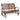 Swing Glider Chair 48 Inch Loveseat Rocker Lounge Backyard-Brown