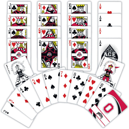 Ohio State Buckeyes Playing Cards - 54 Card Deck by MasterPieces Puzzle Company INC