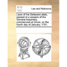 Laws of the Delaware State, Passed at a Session of the General Assembly, Commenced at Dover, on the Fourth Day of January, 1791.