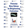 Twenty Key Ideas in Beginning Calculus