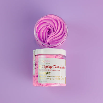 "Raspberry Vanilla Boobies" Sugar Scrub by AMINNAH