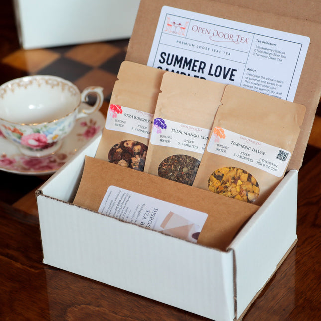 Summer Love Tea Sampler by Open Door Tea CT