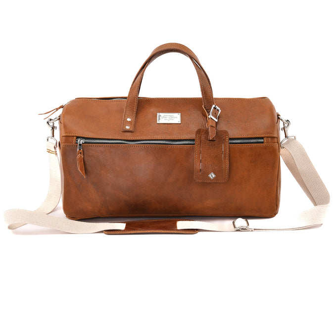 Luxury Leather Duffel Bag by Lifetime Leather Co