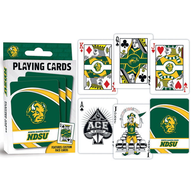 North Dakota State Bison Playing Cards - 54 Card Deck by MasterPieces Puzzle Company INC