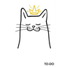 To Do: To-Do Lists with Checkboxes - Cute Cat