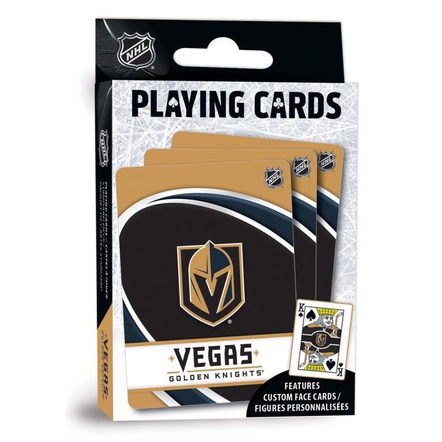 Las Vegas Golden Knights Playing Cards - 54 Card Deck by MasterPieces Puzzle Company INC