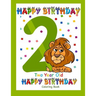 Two Year Old Coloring Book Happy Birthday: Coloring Book for Two Year Old
