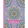 Geo-Mandala: 50+ Unique Geometric and mandala pattern large print adult coloring book for relaxation and stress relief: An Adult Co