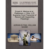 Ernest A. Mishne Et Al., Petitioners, V. Ohio. U.S. Supreme Court Transcript of Record with Supporting Pleadings