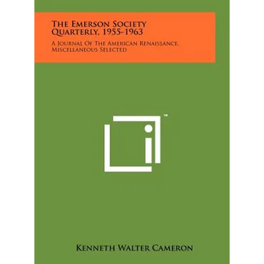 The Emerson Society Quarterly, 1955-1963: A Journal Of The American Renaissance, Miscellaneous Selected