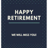 Happy Retirement Guest Book (Hardcover): Guestbook for retirement, message book, memory book, keepsake, retirment book to sign