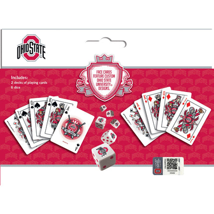 Ohio State Buckeyes - 2-Pack Playing Cards & Dice Set by MasterPieces Puzzle Company INC