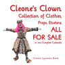 Cleone's Clown Collection of Clothes, Props, Etcetera: ALL FOR SALE in one Complete Caboodle