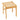 Bamboo Vanity Stool with Rattan Top and Reinforcement Bar-Natural