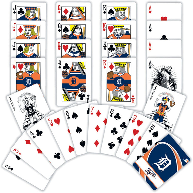 Detroit Tigers Playing Cards - 54 Card Deck by MasterPieces Puzzle Company INC