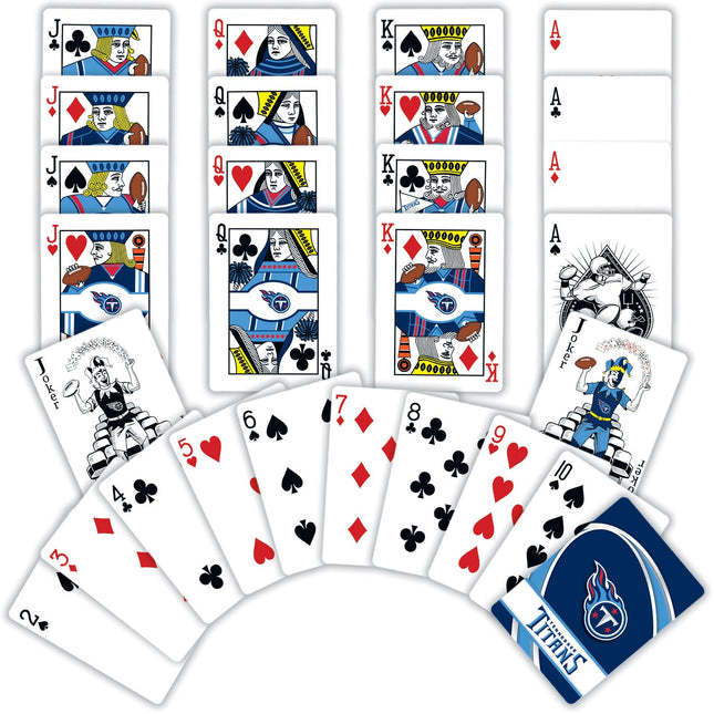 Tennessee Titans Playing Cards - 54 Card Deck by MasterPieces Puzzle Company INC