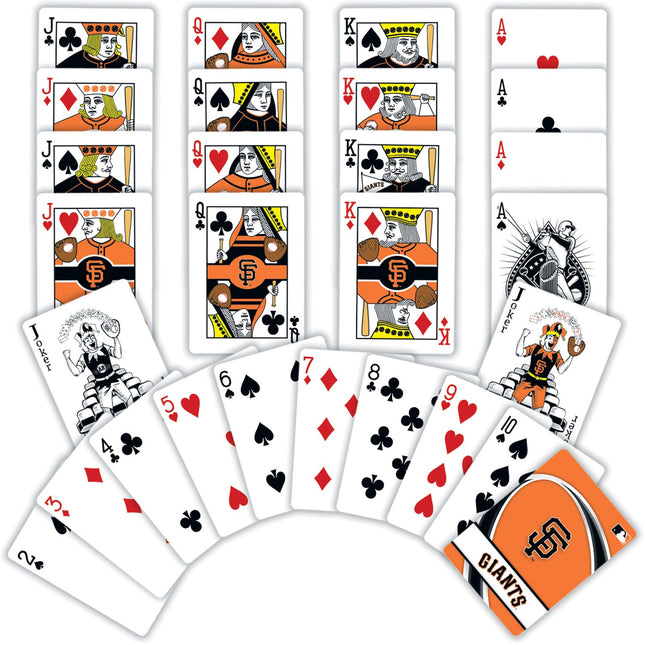 San Francisco Giants Playing Cards - 54 Card Deck by MasterPieces Puzzle Company INC