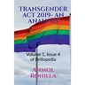 Transgender ACT 2019- An Analysis: Volume 1, Issue 4 of Brillopedia