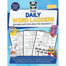 Daily Word Ladders and Vocabulary Builder for Grades K-1: Interactive Kids Weekly Workbook to Improve Reading, Spelling, and Phonics 100+ Engaging Rep