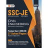 SSC 2021 Junior Engineers Paper I - Civil Engineering - 37 Previous Years Solved Papers (2008-20)