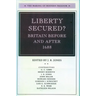 Liberty Secured?: Britain Before and After 1688