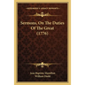 Sermons, On The Duties Of The Great (1776)