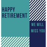Happy Retirement Guest Book (Hardcover): Guestbook for retirement, message book, memory book, keepsake, retirement book to sign